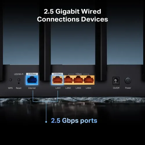 TP-Link Archer BE400 BE6500 Dual-Band Gigabit Wi-Fi 7 Router — image 6 of 6