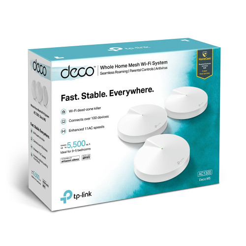 TP-Link Deco M5 AC1300 Whole Home Mesh Router (3 Pack) — image 4 of 4