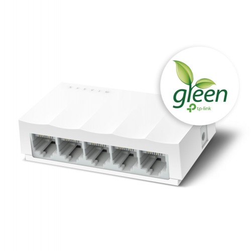 TP-Link LS1005 5-Port 10/100Mbps Desktop Network Switch — image 2 of 3