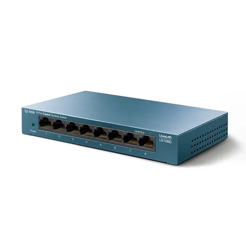 TP-Link LS108G 8-Port 10/100/1000Mbps Desktop Switch — image 2 of 3