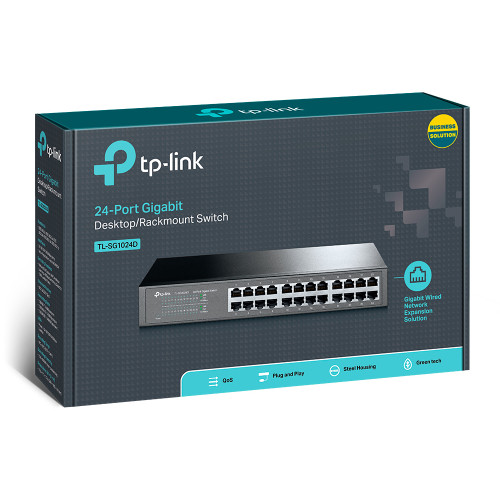 TP-Link TL-SG1024D 24-Port Gigabit Rackmount Unmanage Switch