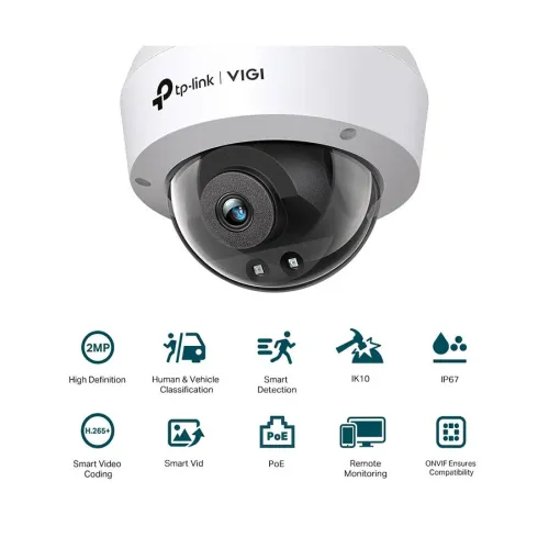 TP-Link VIGI C220I 2MP 4mm Lens IR Dome IP Camera — image 3 of 3