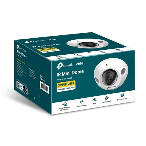 TP-Link VIGI C230I Mini 3MP IR Audio Dome IP Camera — image 2 of 3