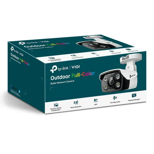 TP-Link VIGI C340 4MP 4mm Lens Full-Color Audio Bullet IP Camera — image 2 of 3