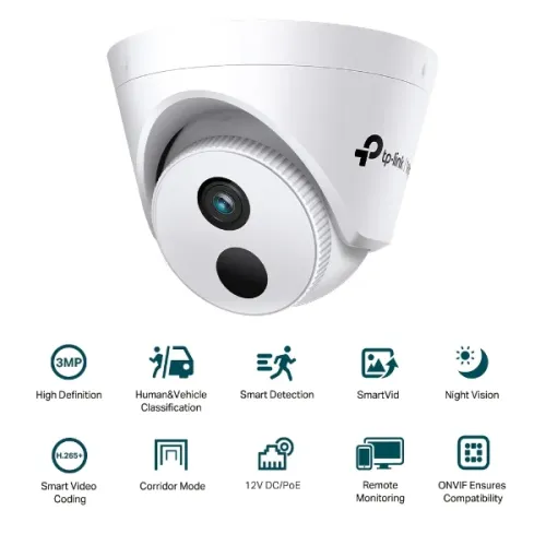 TP-Link VIGI C430I Lens 2.8mm 3MP IR Turret IP Camera — image 3 of 3