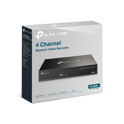 TP-Link VIGI NVR1004H 4 Channel Network Video Recorder (NVR) — image 4 of 4