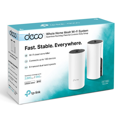 TP-Link Deco M4 AC1200 Dual-Band Mesh Router (2 Pack) — image 3 of 5