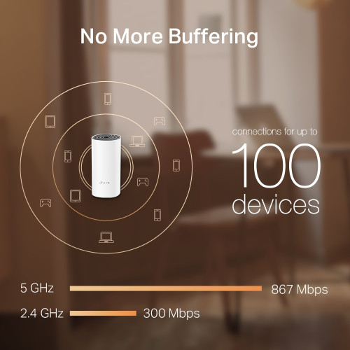 TP-Link Deco M4 AC1200 Dual-Band Mesh Router (3 Pack) — image 3 of 4