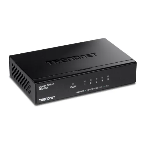 TRENDnet TEG-S51 5-Port Gigabit Desktop Switch