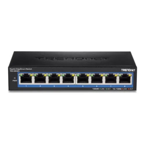 TRENDnet TEG-S80ES 8-Port EdgeSmart Gigabit Switch — image 2 of 3