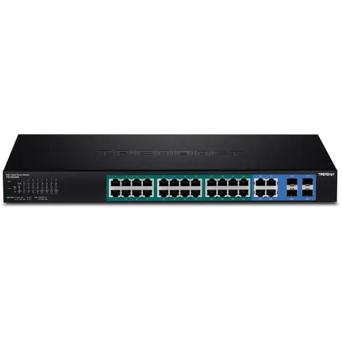 TRENDnet TPE-5028WS 28-Port Gigabit Web Smart PoE+ Switch — image 2 of 3