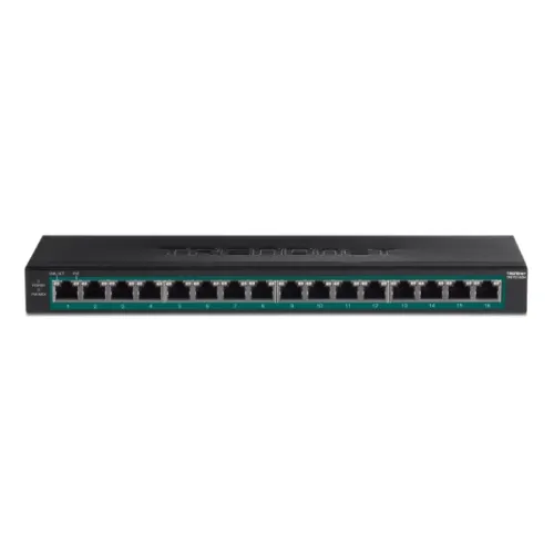 TRENDnet TPE-TG160H 16-Port Gigabit PoE+ Switch — image 2 of 3