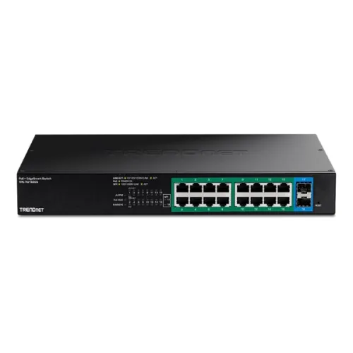 TRENDnet TPE-TG182ES 18-Port EdgeSmart Gigabit PoE+ Switch — image 2 of 3