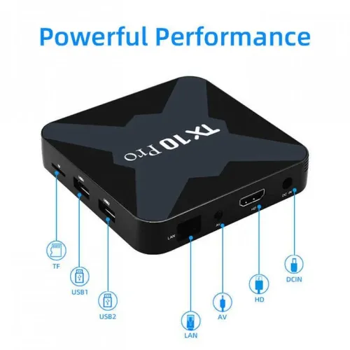 TX10 Pro 8K Android TV Box with Voice Control Remote — image 2 of 2