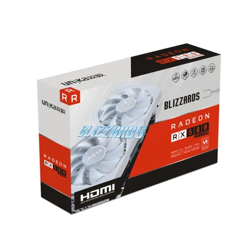 Unika Radeon RX 580 BLIZZARDS 8GD5 V2 8GB GDDR5 Graphics Card — image 5 of 6