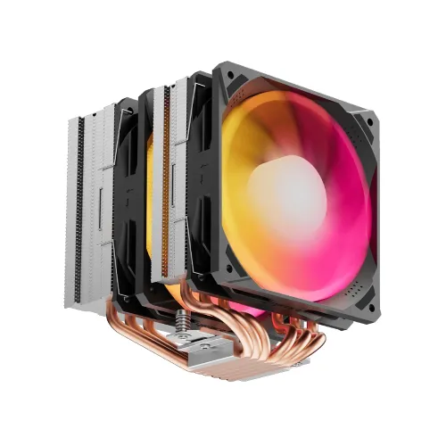 upHere D6SEC ARGB Dual Tower Air CPU Cooler — image 2 of 6