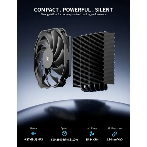 upHere H45K6 Low Profile Air CPU Cooler — image 6 of 6