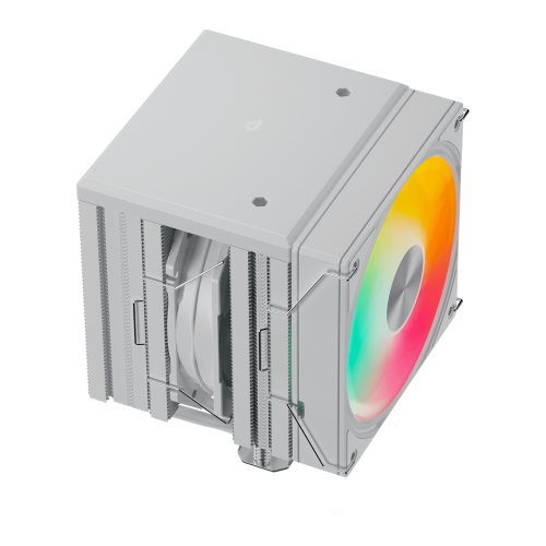 upHere UE2TC6 ARGB Dual Tower Air CPU Cooler — image 2 of 6
