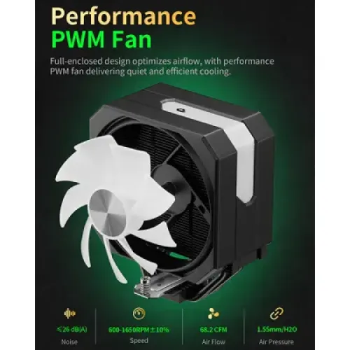 upHere UP1KC4C ARGB 120mm Air CPU Cooler — image 6 of 6