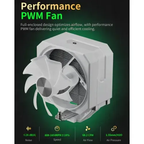 upHere UP1TC4C ARGB 120mm Air CPU Cooler — image 6 of 6