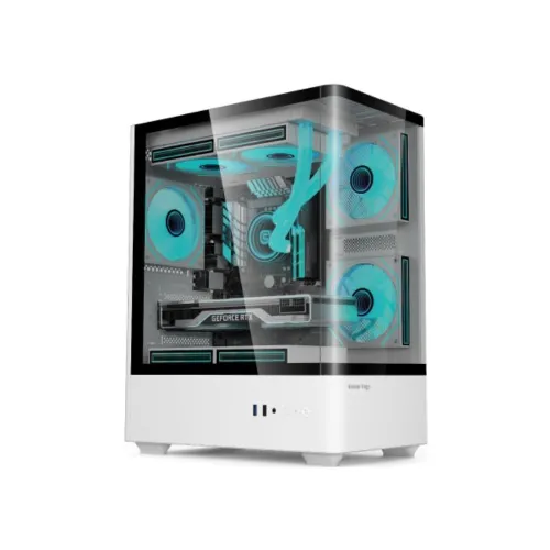 Value-Top NUBIA 20F5W-MI White Micro ATX Gaming Casing