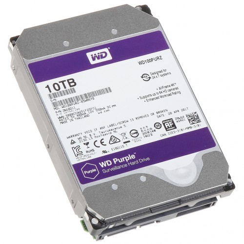 Western Digital 10TB Purple Surveillance HDD — image 2 of 2
