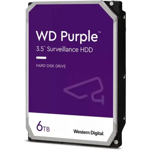 Western Digital Purple 6TB 3.5" 5400RPM Surveillance HDD