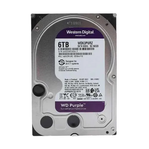 Western Digital Purple 6TB 3.5" 5400RPM Surveillance HDD — image 3 of 3