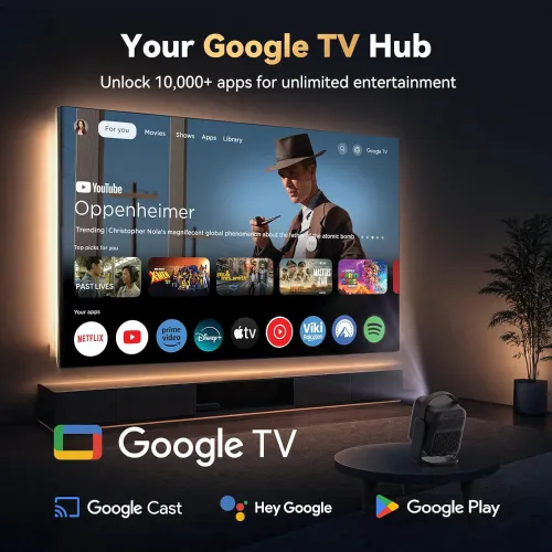 Xiaomi Wanbo ToGo Pro 500 ANSI 1080p Android Portable Projector — image 2 of 6