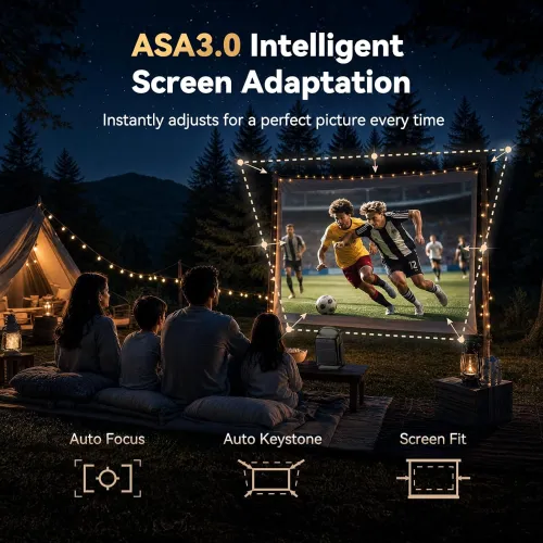 Xiaomi Wanbo ToGo Pro 500 ANSI 1080p Android Portable Projector — image 6 of 6