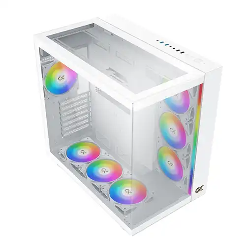 Xigmatek AQUA Ultra Arctic Mid Tower Gaming Case — image 2 of 4