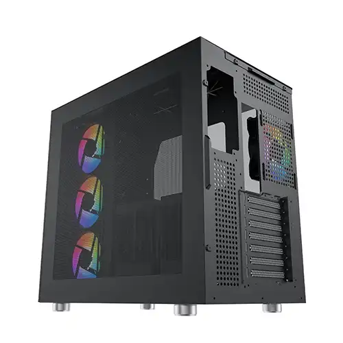 Xigmatek AQUA Ultra Black Mid Tower Gaming Case — image 3 of 4