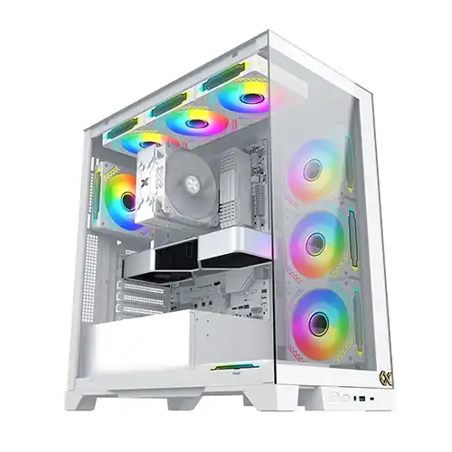 Xigmatek Endorphin Ultra Arctic Mid Tower RGB Gaming Case — image 2 of 4