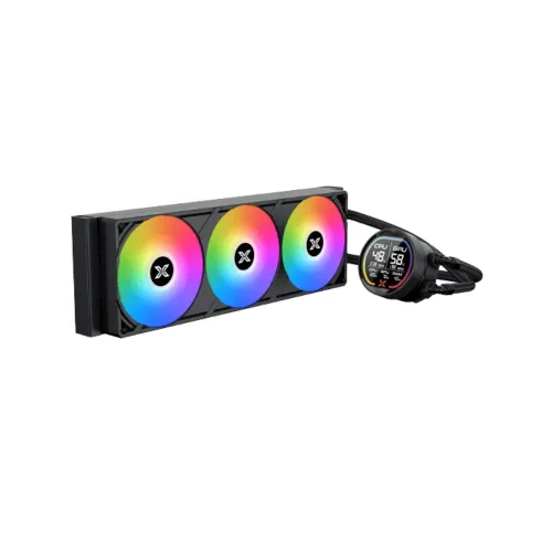 Xigmatek LK Pro 360 Digital 360mm ARGB Liquid CPU Cooler with Digital LCD Display — image 3 of 5
