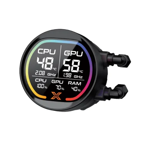 Xigmatek LK Pro 360 Digital 360mm ARGB Liquid CPU Cooler with Digital LCD Display — image 5 of 5