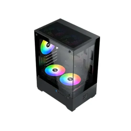 Xigmatek View II ARGB Mini-Tower Gaming Casing — image 2 of 4
