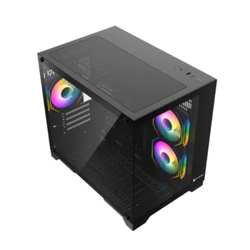 Xtreme 500B ARGB Mid Tower Casing With 3 ARGB Fan — image 3 of 6