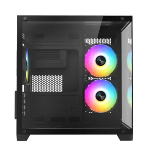 Xtreme S270B ARGB Mid Tower Casing With 3 ARGB Fan — image 4 of 6