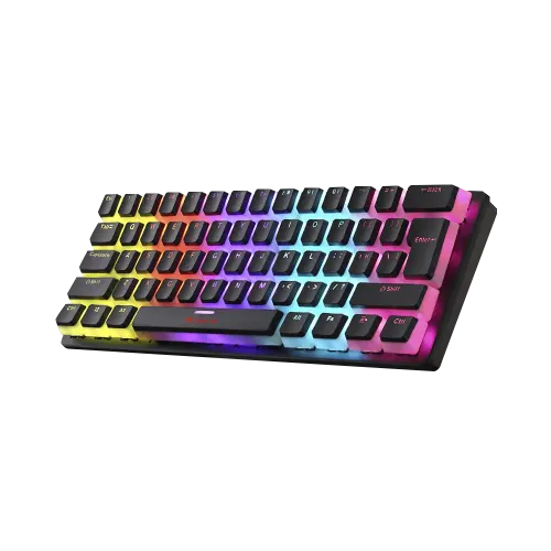 Xtrike Me GK-985P 60% PUDDING Rainbow LED Mechanical Gaming Keyboard — image 3 of 5