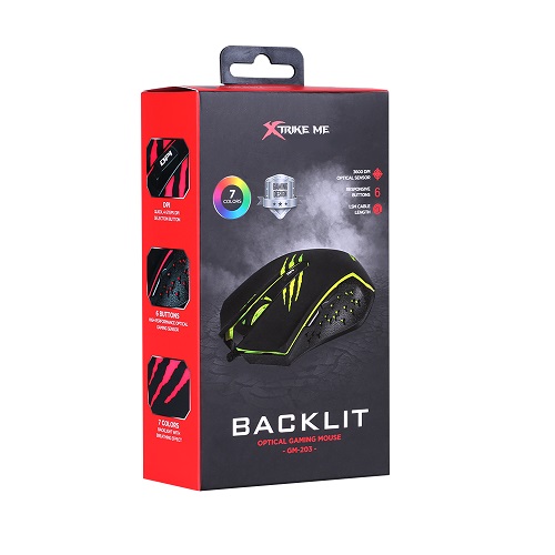 Xtrike Me GM-203 Backlit Wired Optical Gaming Mouse — image 4 of 4