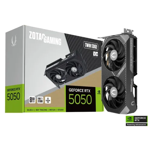 ZOTAC GAMING GeForce RTX 5050 Twin Edge OC 8GB GDDR6 Graphics Card