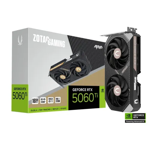 ZOTAC GAMING GeForce RTX 5060 Ti AMP 16GB GDDR7 Graphics Card