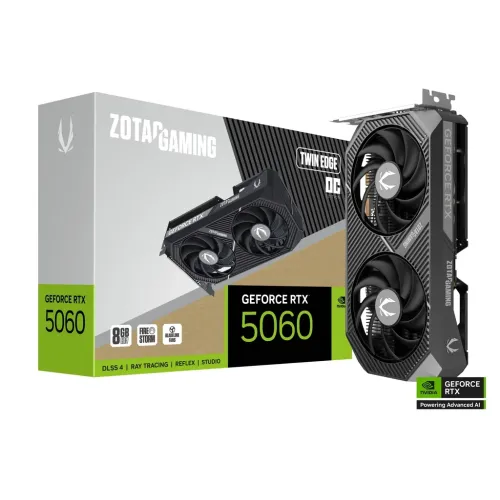 ZOTAC GAMING GeForce RTX 5060 Twin Edge OC 8GB GDDR7 Graphics Card