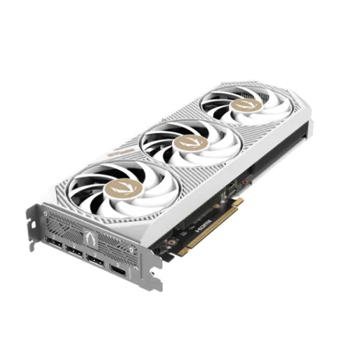 ZOTAC GAMING GeForce RTX 5070 AMP White Edition 12GB GDDR7 Graphics Card — image 4 of 6