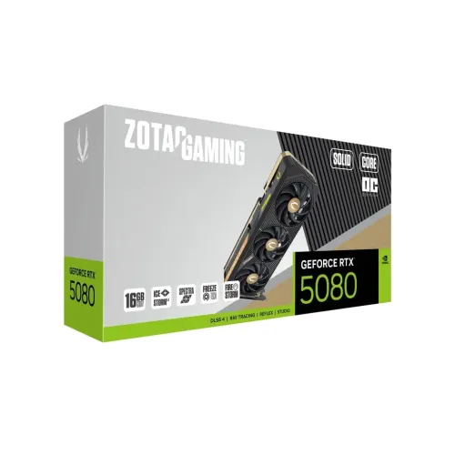 ZOTAC GAMING GeForce RTX 5080 SOLID CORE OC 16GB GDDR7 Graphics Card — image 6 of 6