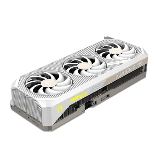 ZOTAC GAMING GeForce RTX 5080 SOLID OC White Edition 16GB GDDR7 Graphics Card — image 3 of 5