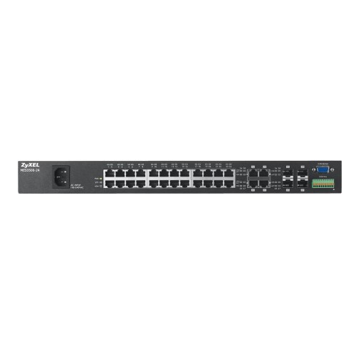 Zyxel MES 3500-24F 24-port FE Fiber L2 Switch with Four GbE Combo Port — image 2 of 3