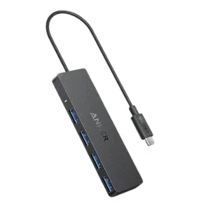 Anker 4-Port USB 3.0 Hub with 5Gbps Data Transfer
