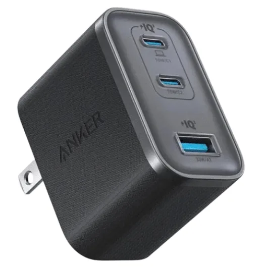 Anker Nano Charger 70W 3Port PD Fast Charging Adapter