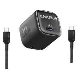 Anker Zolo 20W PD Charger With Type-C to C Cable